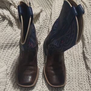 Ariat Kids Boots - Brown and Blue
